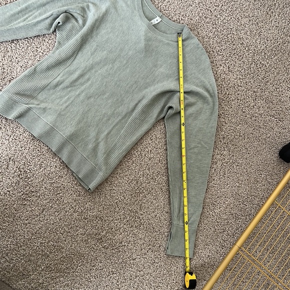 Lululemon Cashmere Blend Long Sleeve Sweater - 4 - Green - Picture 5 of 6